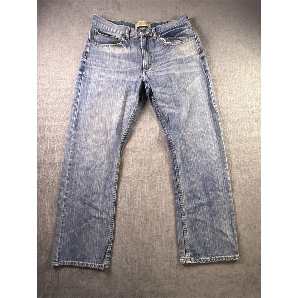 Wrangler Jeans 99APWAD Men's Size 34 x 32 Relaxed Straight Blue Cowboy Casual